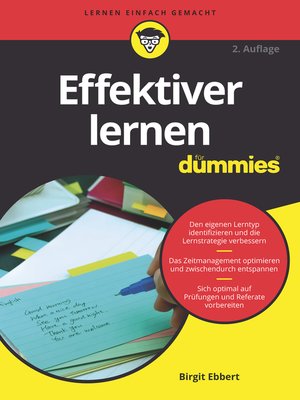 cover image of Effektiver Lernen f&uuml;r Dummies